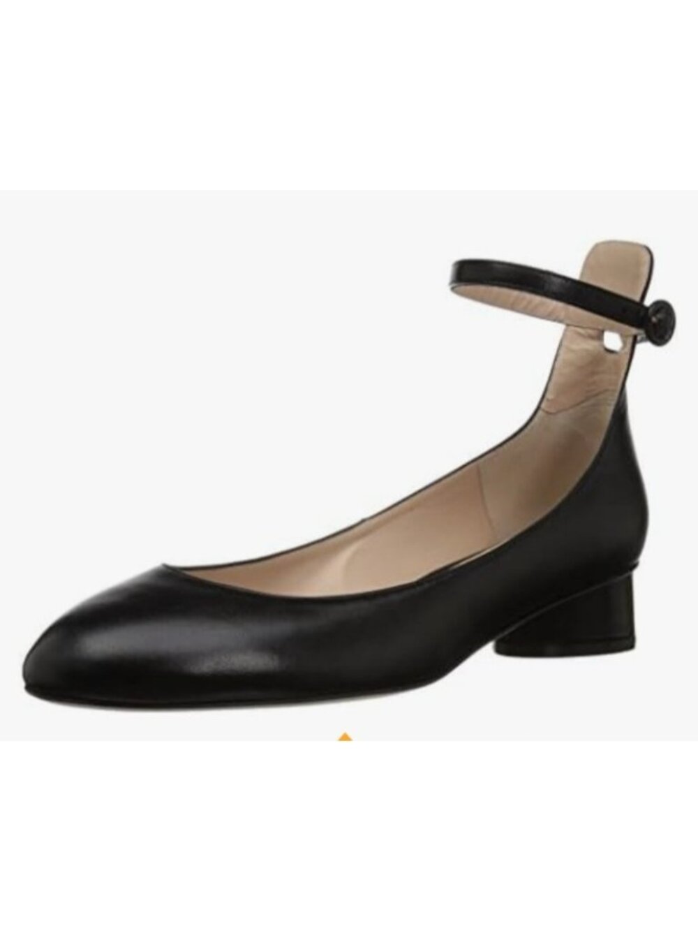 Stuart Weitzman Black Leather Ankle Strap Ballet Flats Low Heel Shoes Women 8.5M - Picture 7 of 16